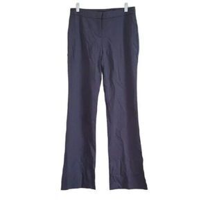 Theory  Pants Grey Wool Flare Trouser Career Office Work Wide Leg Women's Size 4